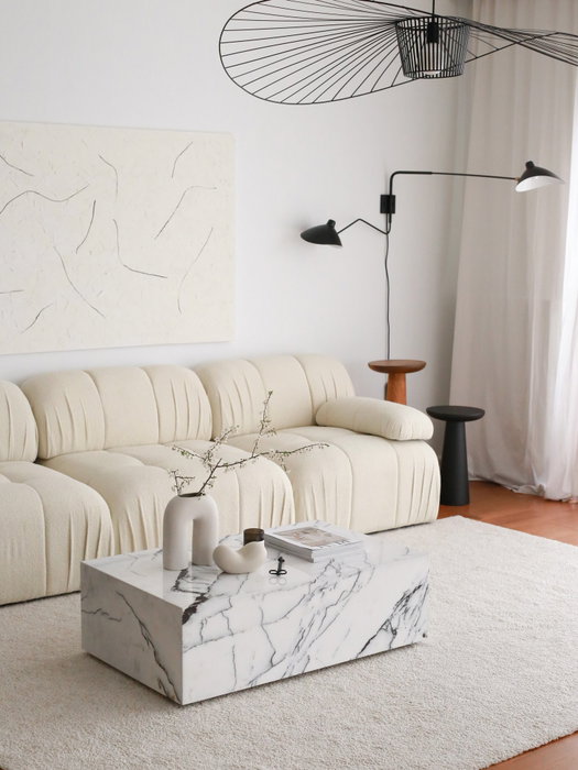 Atelier Del Sofa Soli 3 Seater - Blanco